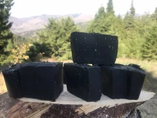 Pine Tar Charcoal Hunting Soap 7 Bars 2 Pounds A Loaf "Has Sand Pine Needles "