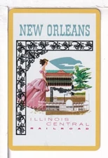Single Railroad Playing Card "Illinois Central RR, IC 12a" Bollhagen, Stand
