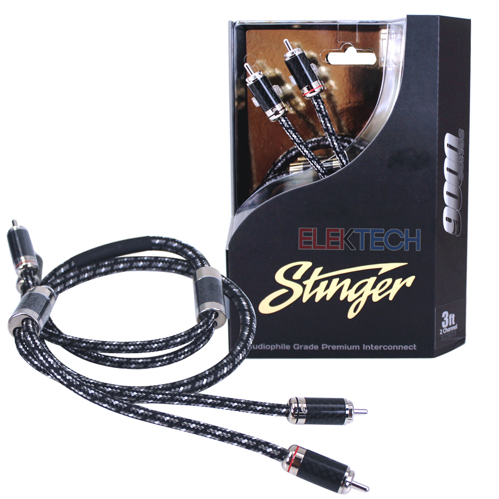 Stinger SI923 Audio RCA Mail order Interconnect Cable Tampa Mall 2-Channel Series 9000