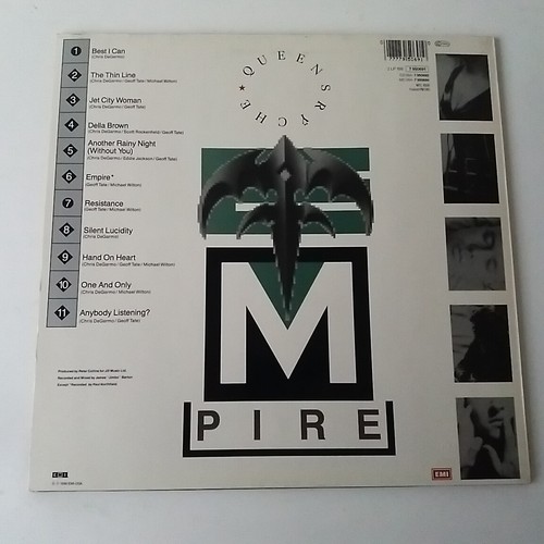 Queensryche - Empire - Vinyl Double LP + Inners Europe 1st Press EX+/EX - Foto 3 di 12