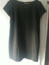Zara Basic Collection Little Black Shift Dress LBD size Med M