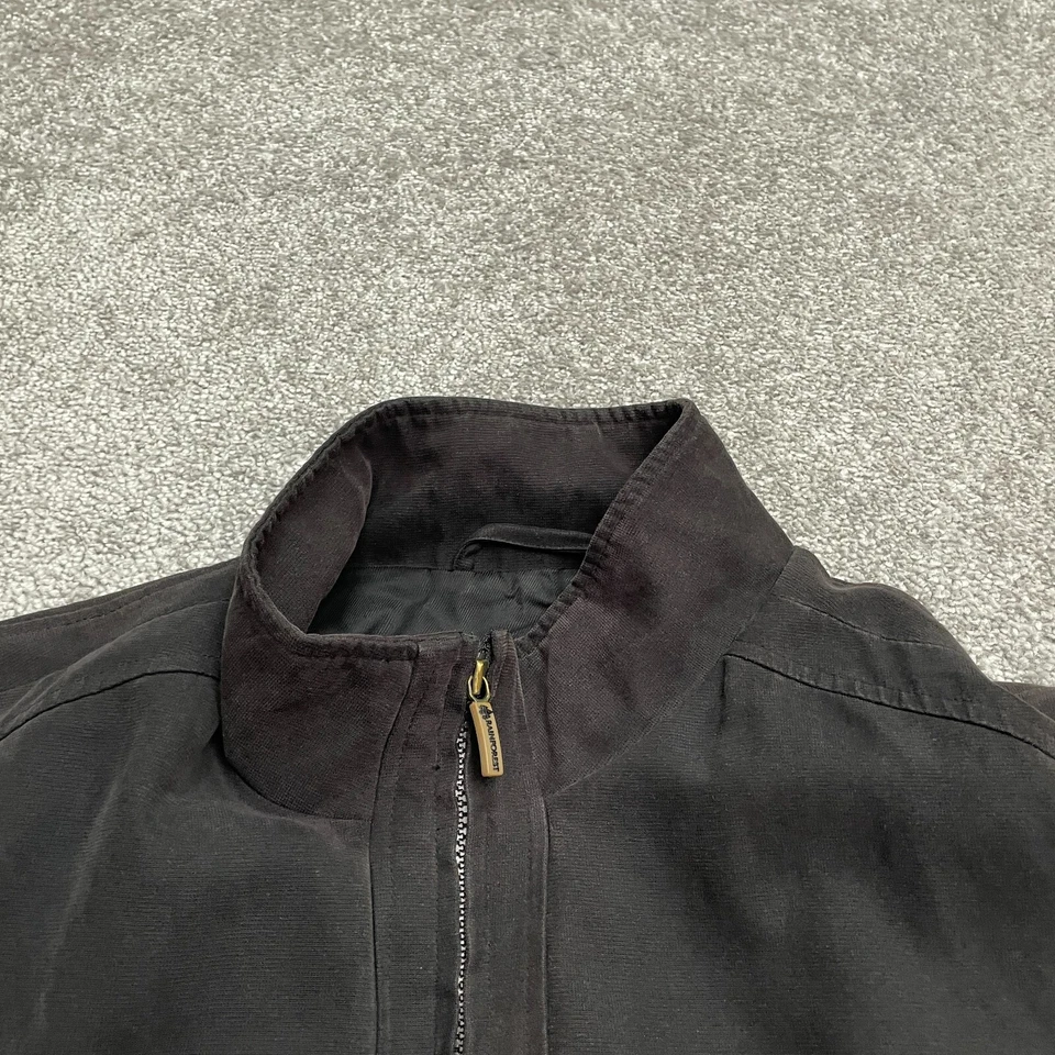 Rain Forest Full Zip Jacket Mens XL Black Inner Pocket Lined Outdoor Casual - Image 3 of 4