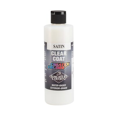 (122,42 /1l) Createx 5621 Clear Coat Satin 240ml Airbrush Farbe Acryl Klarlack