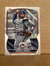 BP-102 Vincent Perozo 2023 Bowman Paper 1st Lot Of 41 Mets
