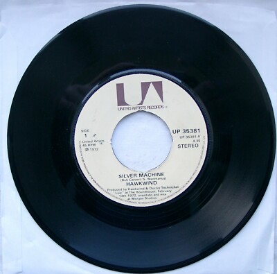 HAWKWIND - Silver Machine 7'' - UP 35381 - 1970's UK