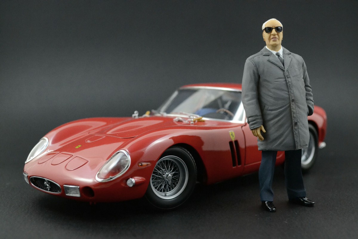 Enzo Ferrari (2) Figure for 1:18 Kyosho F40 250GTO BBR RARE! !! NO