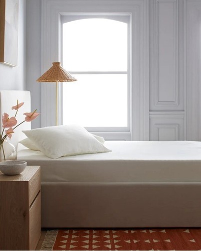 NWOT QUINCE EUROPEAN LINEN FITTED 3 PIECE QUEEN SHEET SET IVORY FLAX SHEETS - Picture 2 of 11
