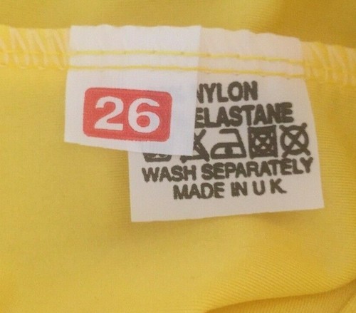 NEW Kids Yellow Sports Shorts - 26” Waist - Picture 2 of 2