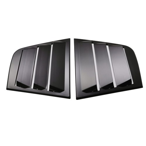 Black Side Window Louvers Air Vent Scoop Shades Cover For Dodge Charger 2011+ - Foto 4 di 11