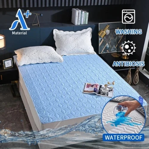 Waterproof Mattress Cover Topper Breathable Mattress Fitted Mattress Protector