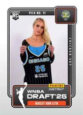 2025 Panini Instant WNBA Draft #10 Hailey Van Lith Chicago Sky RC