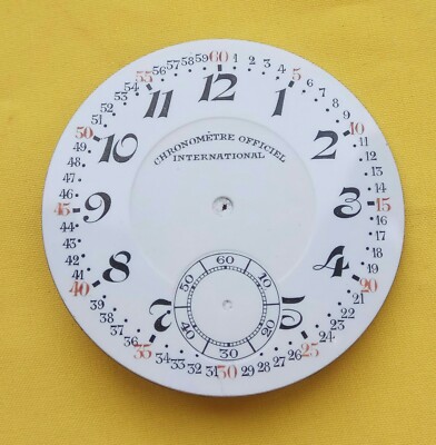 Swiss Vintage Dial from Pocket Watch 42 mm