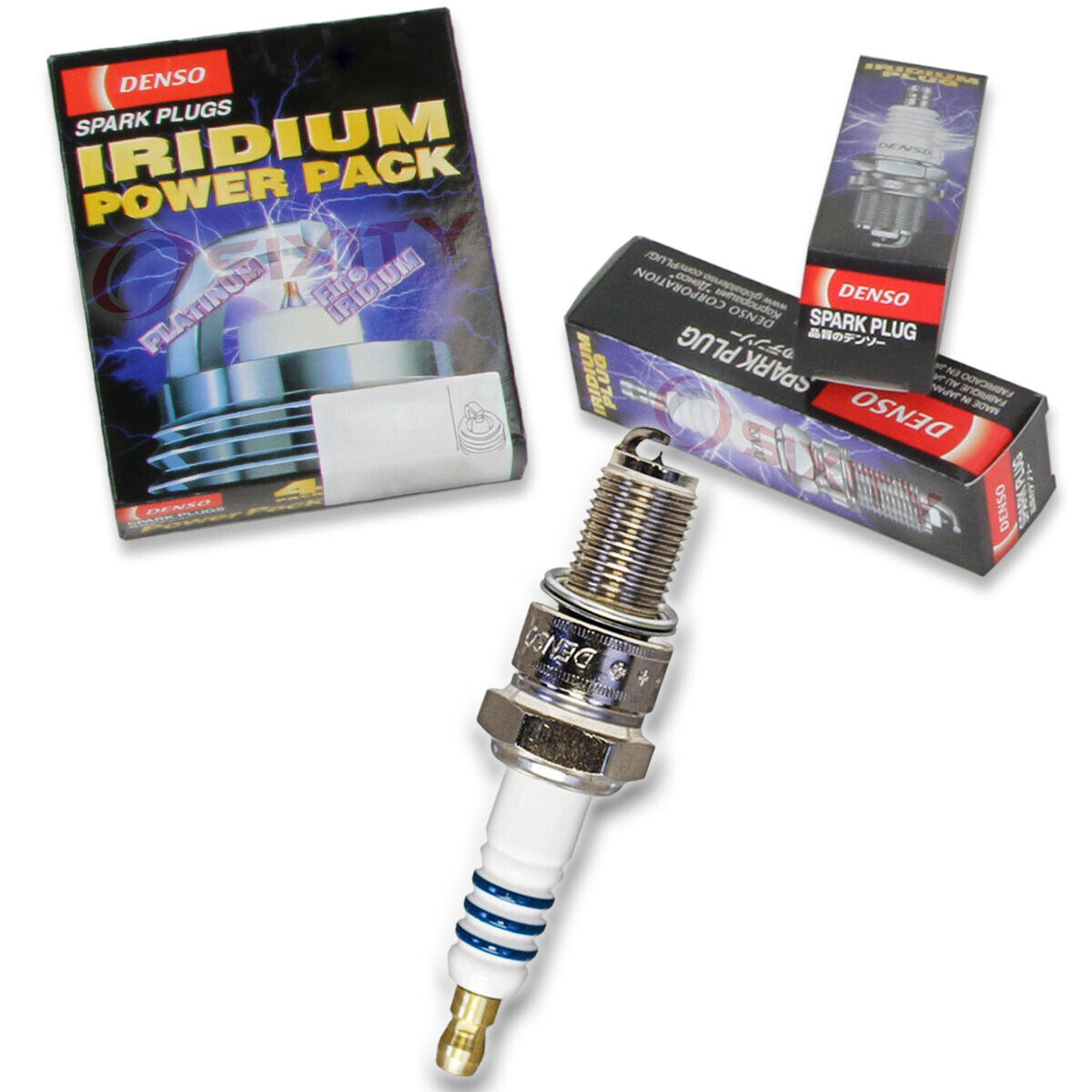 1 pc Denso Iridium Power Spark Plug for Suzuki PE250 1977-1978 Tune Up Kit nh