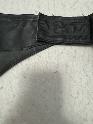Vintage Sears The Leather Shop Leather Fringe Women's Motorcycle Chaps SZ L - Picture 17 of 21