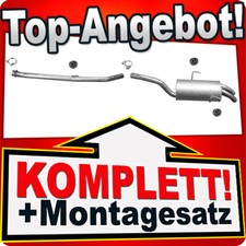 Auspuff für PEUGEOT 807 2.2 HDI 128PS Auspuffanlage