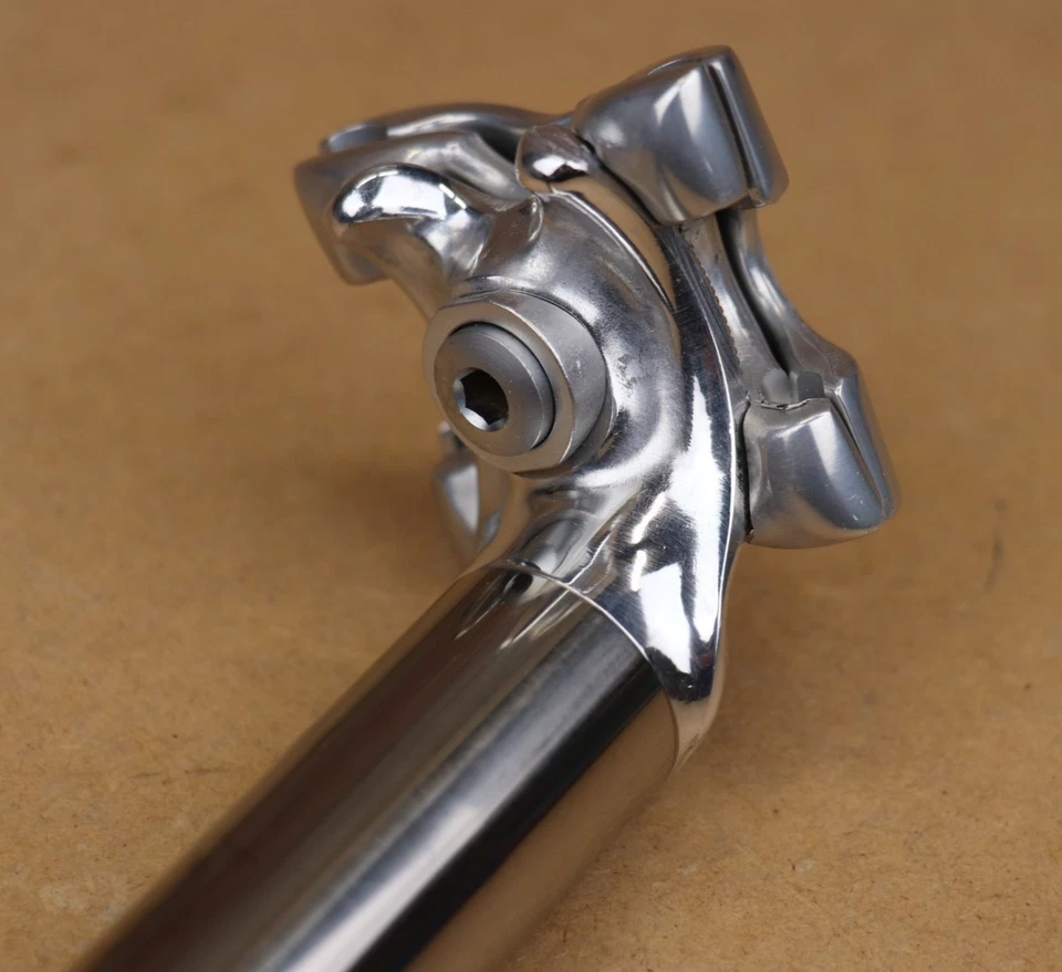 Tija de sillín Campagnolo Record Titanium 27,2 SP-99-RE272T nueva stock antigua Foto 4 de 4