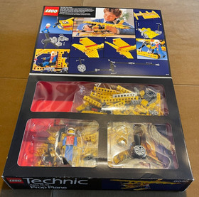 LEGO TECHNIC 8855 Yellow Propeller Seaplane Original Box & Instructions G-VG