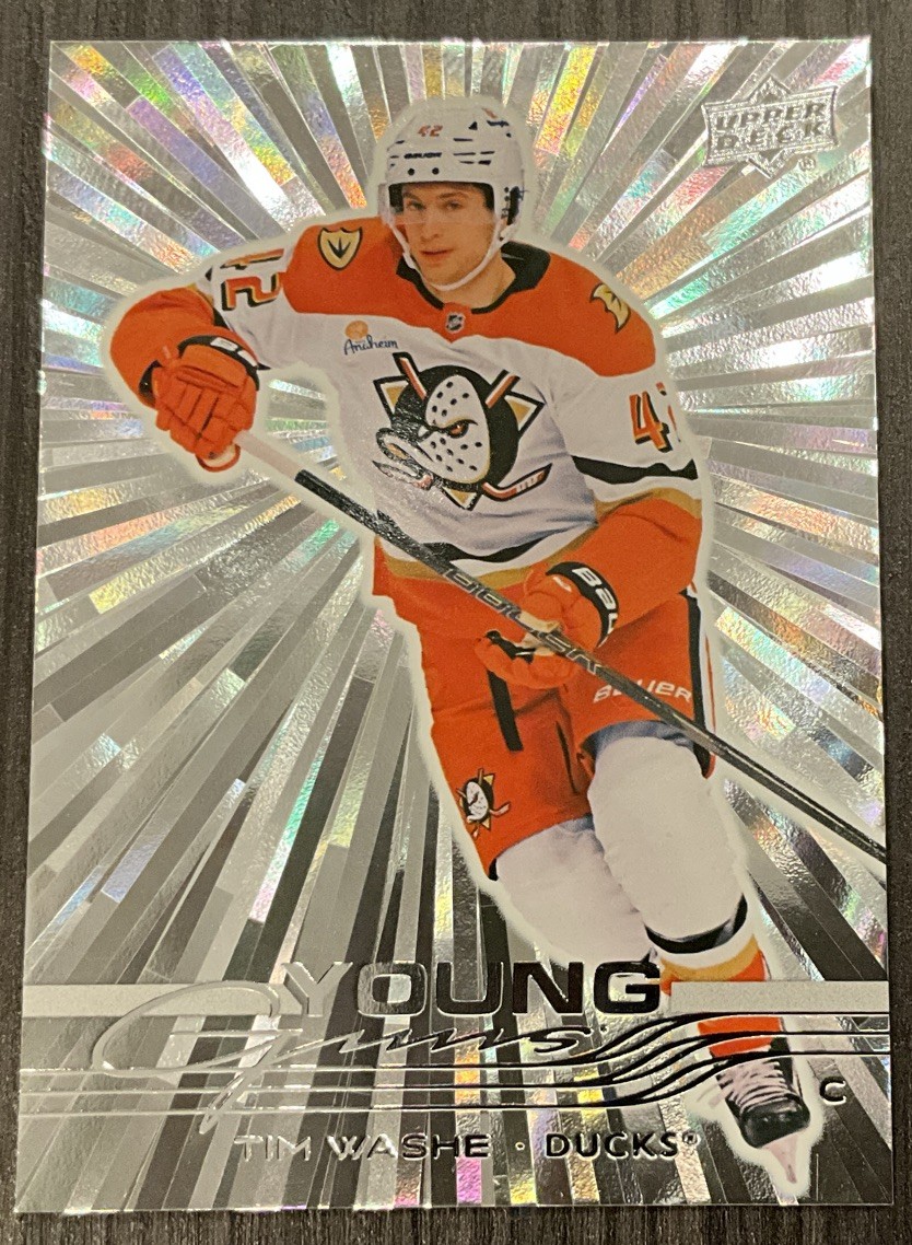 2025-26 Upper Deck Series 1 - Young Guns Tim Washe #206 Outburst (RC)