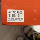 High Top collection’o black and yellow converse style shoe Size 5 — photo 6