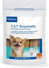 C.E.T. Enzymatic Oral Hygiene Chews for Dogs Beef 8.4 Ounces