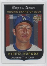 2008 Topps Heritage High Number Chrome 490/1959 Hiroki Kuroda #C221 0a1