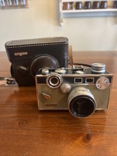 Vintage Argus C3 Brick 35mm Camera 50mm F3.5 Cintar Lens - Untested With Case 