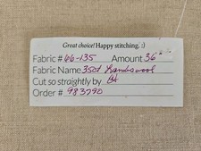 36"x56" 35 Count LAMBSWOOL LINEN Over One Yard of Counted Cross-Stitch Fabric