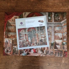 Wentworth Wood  Puzzle Gallery with Views Of Modern Rome 500 Pcs Complete