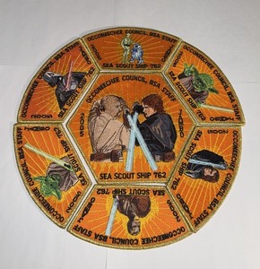 STAR WARS Boy Scout Patches 2005 Full Set Great Condition Rare