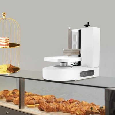 Cake Cream Spreading Coating Smearing Machine Automatic Cake Wiping Machine