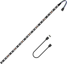 LED RGB PC Light Strip 1Pcs 19.7In RGB LED Strip for 12V 4-Pin RGB LED Headers f