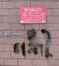 Original Early Bronco Clutch Linkage And 3 Speed Shifter Parts