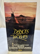 Dances with Wolves VHS 1990 Western Epic Oscar Winner Orion Home Video