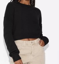 Women's Crewneck Pullover Sweater - Wild Fable Black Sz Small
