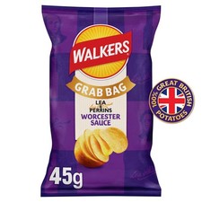 Walkers Lea & Perrins Worcester Sauce 45g x 32 Pack