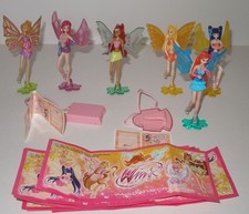 Komplett Satz "Winx 2011" mit allen Beipackzetteln und 2 Spielzeugen
