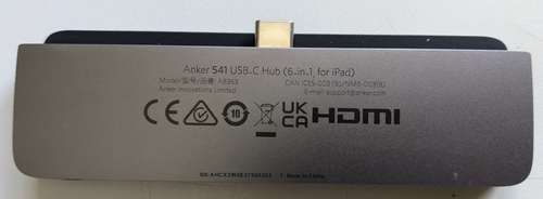 Anker PowerExpand Direct 6-in-1 USB-C PD Media Hub per iPad A8362 - Foto 3 di 5