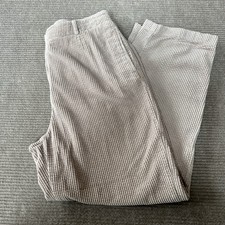 VTG Talbots Corduroy Women's Khaki Stretch Pants Size 10 Y2K 90  s Loose Casual