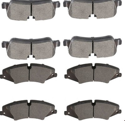 Front &  Rear Ceramic Brake Pads 2010 -13 Land Rover Range Rover See Desc Fiumen