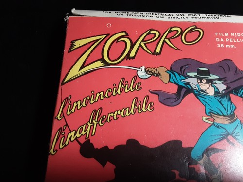 ZORRO FILM RIDOTTO DA PELLICOLA 35MM COPYRIGHT 1969 BY A.V.O. MILANO - Foto 7 di 9