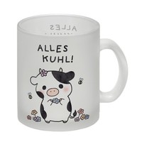 Kuh Glas Tasse Mit Spruch Alles Kuhl