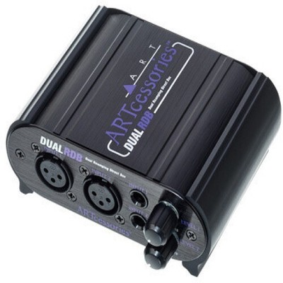 ARTcessories Dual RDB Reamping Direct Box, Dual DI Box, Schwarz