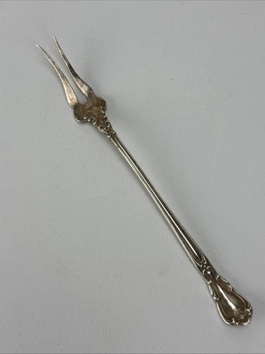 Antique Silver Flatware Chantilly Gorham Sterling 5 and 3/4 inch Olive Fork