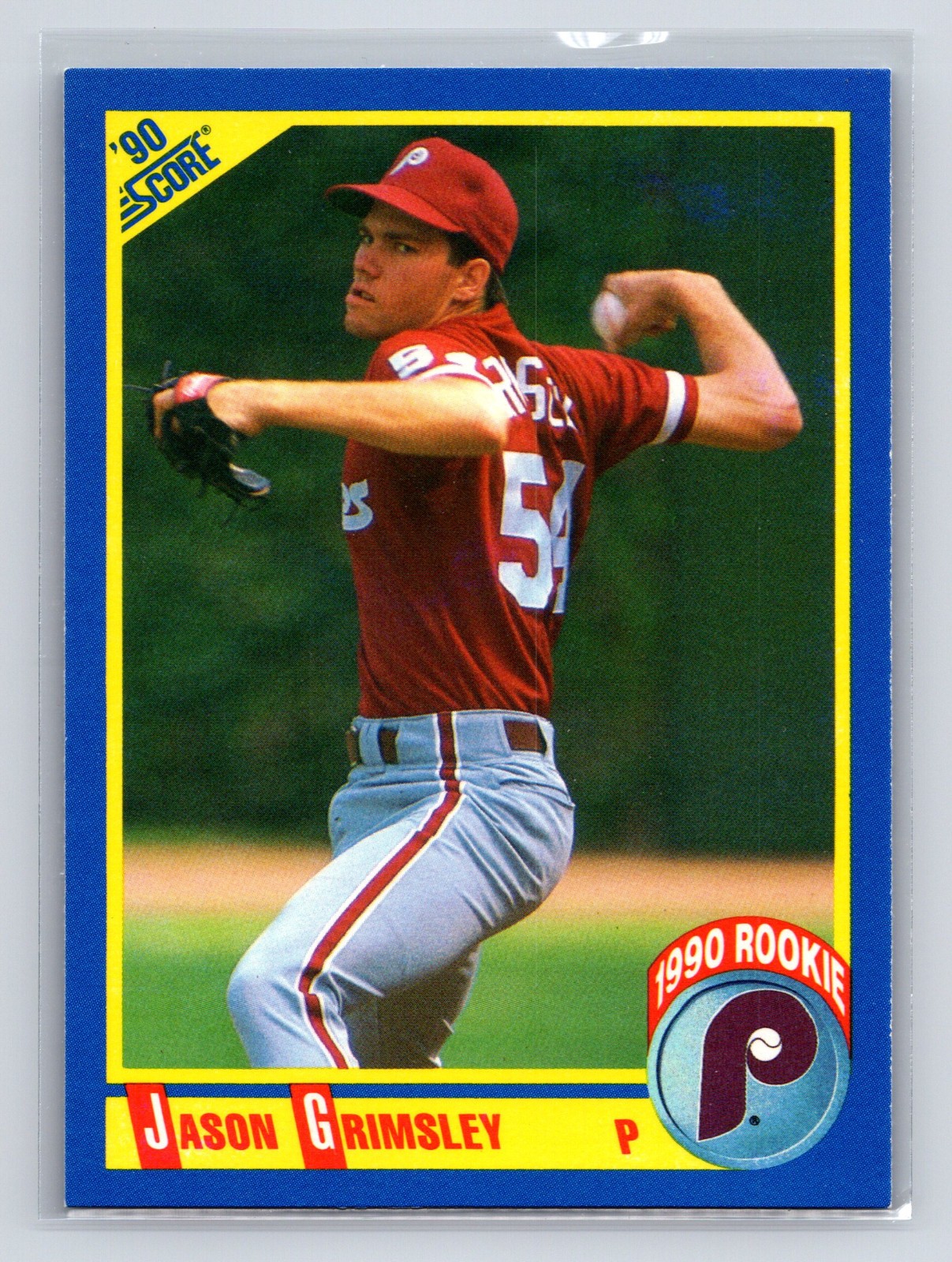 1990 Score - Jason Grimsley #649 (RC)