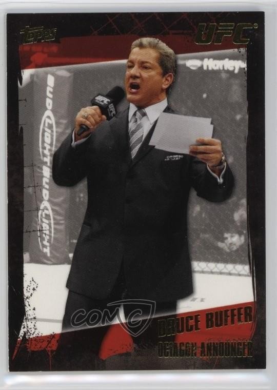 2010 Topps UFC Series 4 Gold Bruce Buffer #170 1e5k