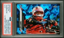 2020 Topps Chrome F1 177 Charles Leclerc Signed Sapphire Editon PSA Auto 10