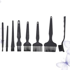 8Pcs Durable Keyboard Cleaning Brushes Anti Static Computer Dust Remover Black