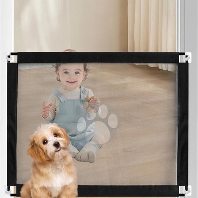 Hundebarrieren Hunde Türschutzgitter Treppenschutzgitter Absperrgitter 100×80 cm