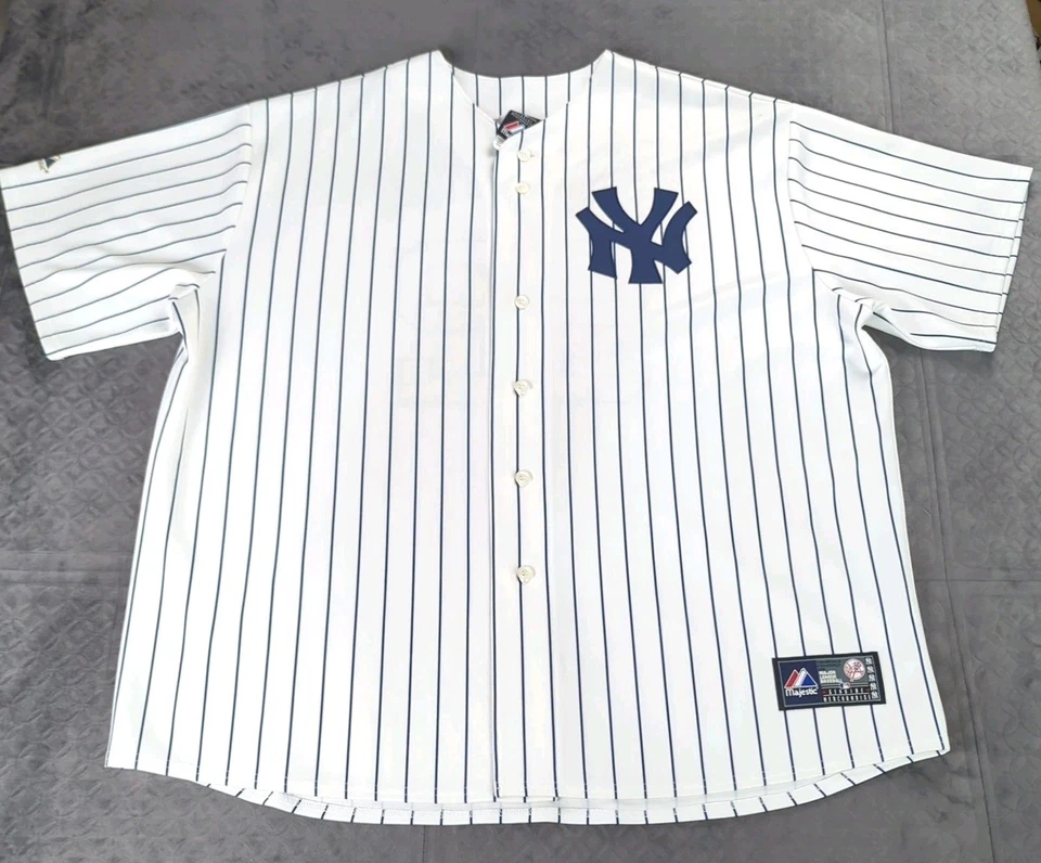 Camiseta de los Yankees de Nueva York CC Sabathia a Rayas Majestuosa Mercancía Genuina Hombres 3XL Foto 2 de 4