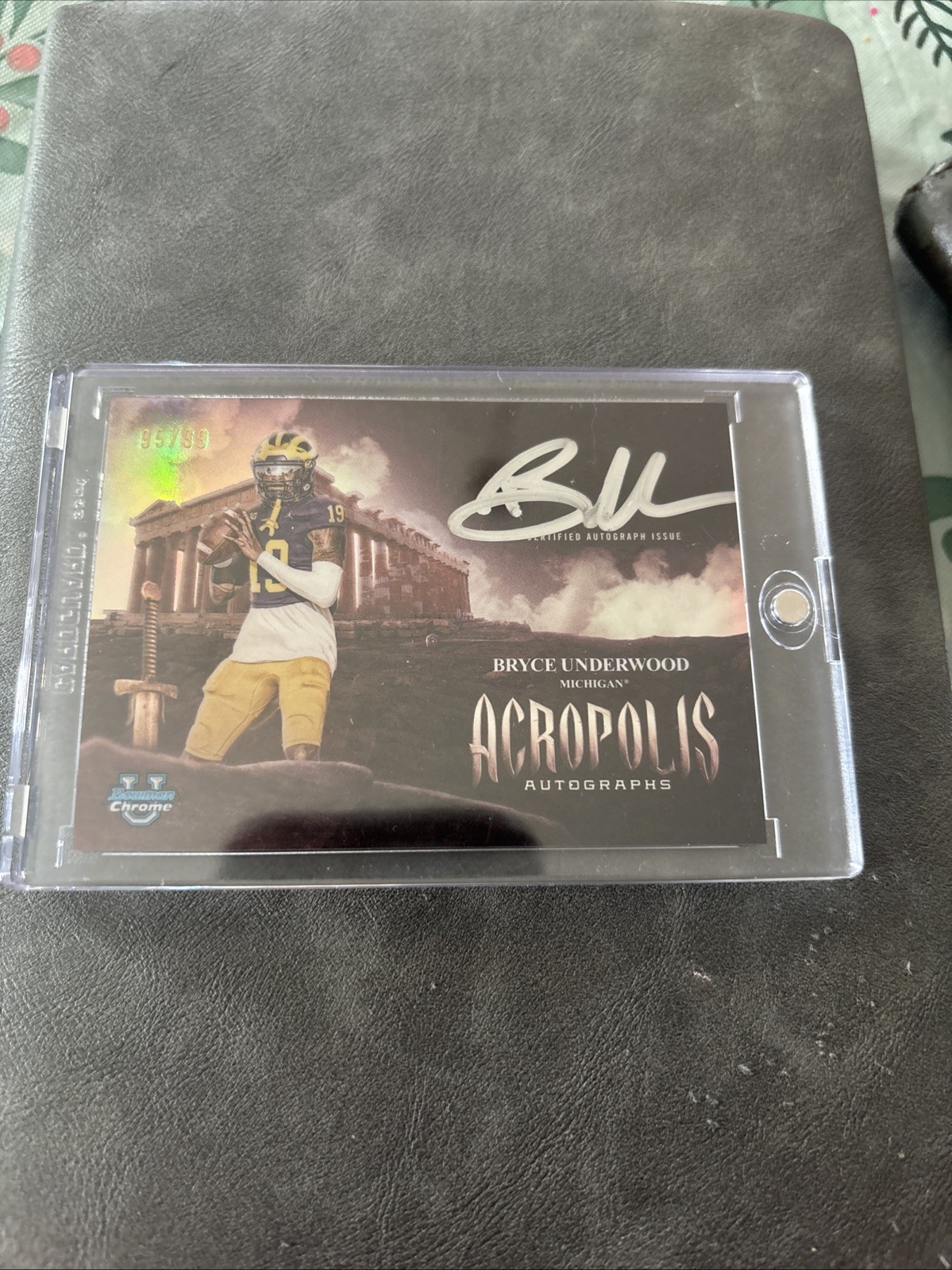 2025 Bowman Chrome University Bryce Underwood Auto Acropolis /99